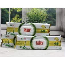 Волога серветка для підлоги FAIRY Лимон 50 шт